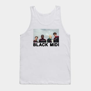 retro black midi Tank Top